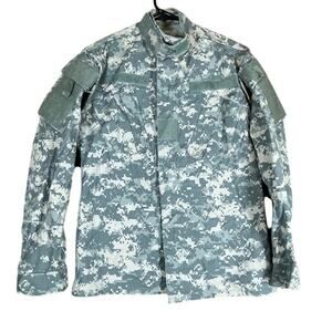 Military Army Combat Unisex Coat Green Camouflage Uniform Digicam XS Regular